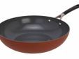 Cerapro Wok Terracotta D28cm Ns 