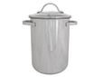 Daily Asperge Kookpot D16xh21cm Met Deksel Roestvrij Staal