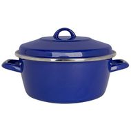 Nonna Kookpot Blauw D24cm 4.4l H:11cm Geemailleerd Staal 