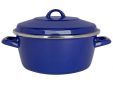 Nonna Kookpot Blauw D24cm 4.4l H:11cm Geemailleerd Staal