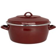 Nonna Kookpot Bloodstone D28cm 6.3l H:12cm Geemailleerd Staal 