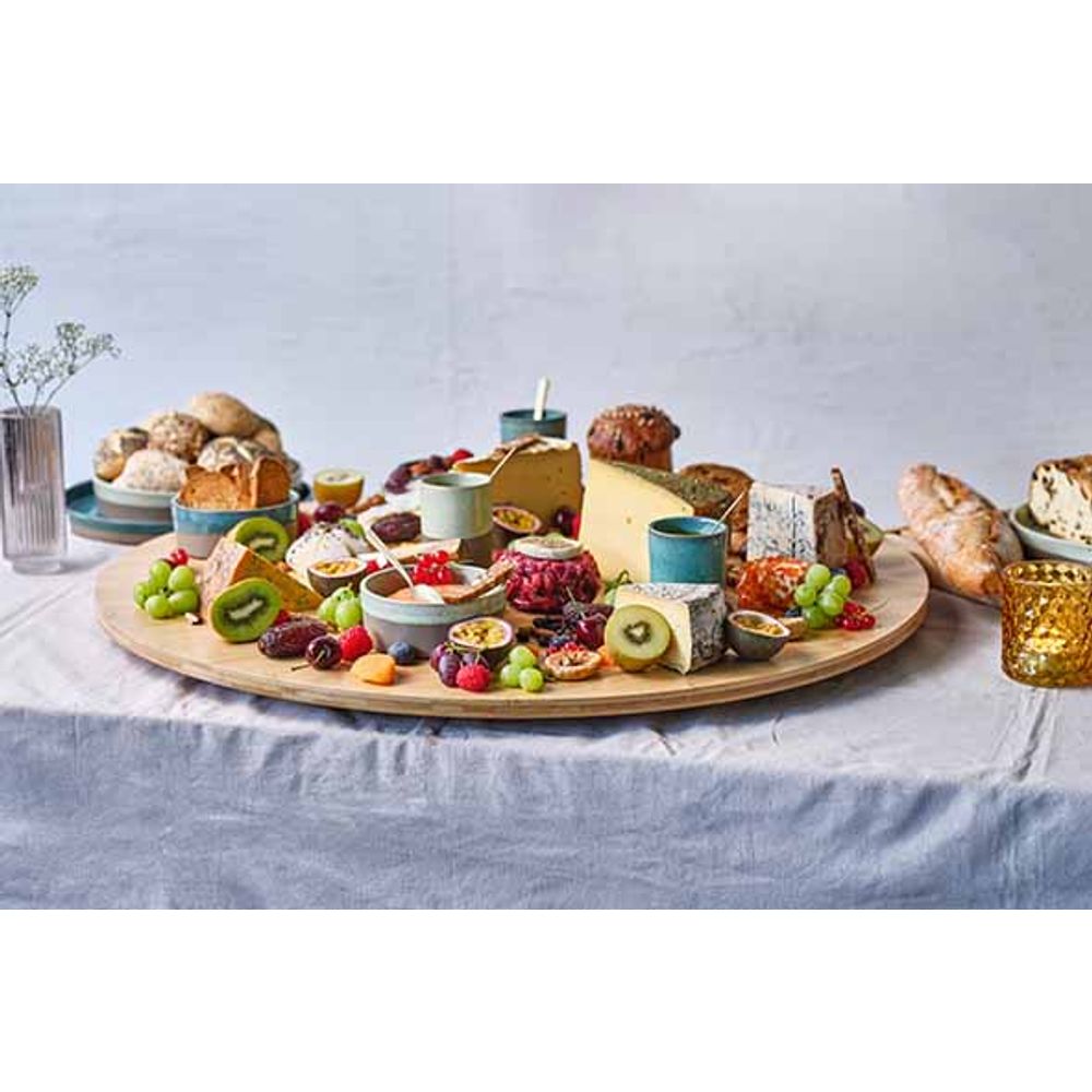 Draaischotel Lazy Susan D75xh3cm Bamboe  