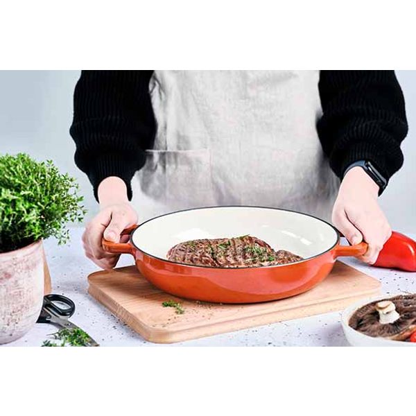 Cosy & Trendy Fontestic Grillpan Roest D28xh6cm Gietij Zer Ns