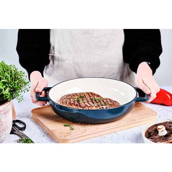 Cosy & Trendy Fontestic Grillpan  Green Heron D28xh6cm Ns