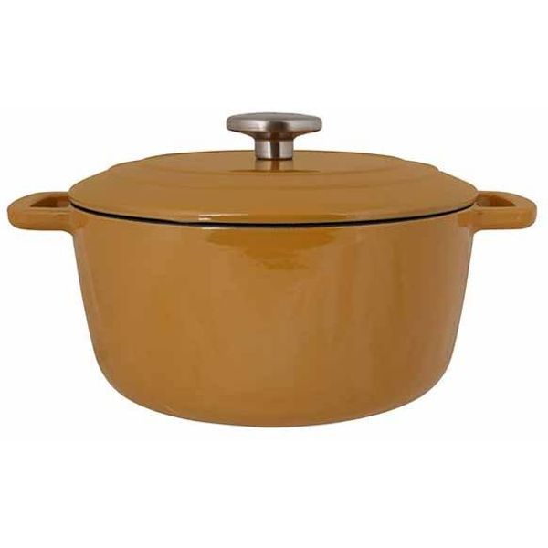 Cosy & Trendy Fontestic Kookpot Amber Gold D24xh11.6cm 4.6l Gietijzer Met Deksel