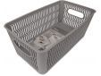 Hozon Opbergmand Grijs 3,8l Stapelbaar & Nestbaar 16.5x29xh11.5cm