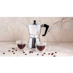 Omagio Steel Koffiemaker 6t Set 2 Dlg  