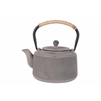 Theiere Gris Clair 1,5l D15xh11cm Fonte   Cosy & Trendy