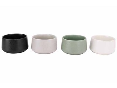 Bites Bowl Set4 D9,5xh5,5cm Mix Kleuren