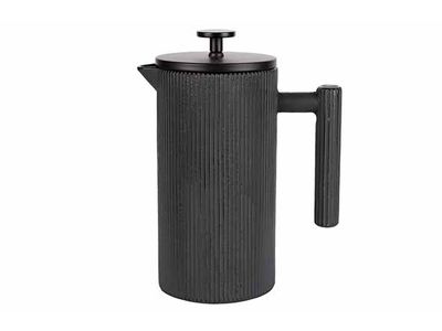 Koffiemaker French Press Donkergrijs D9xh20cm Gietijzer