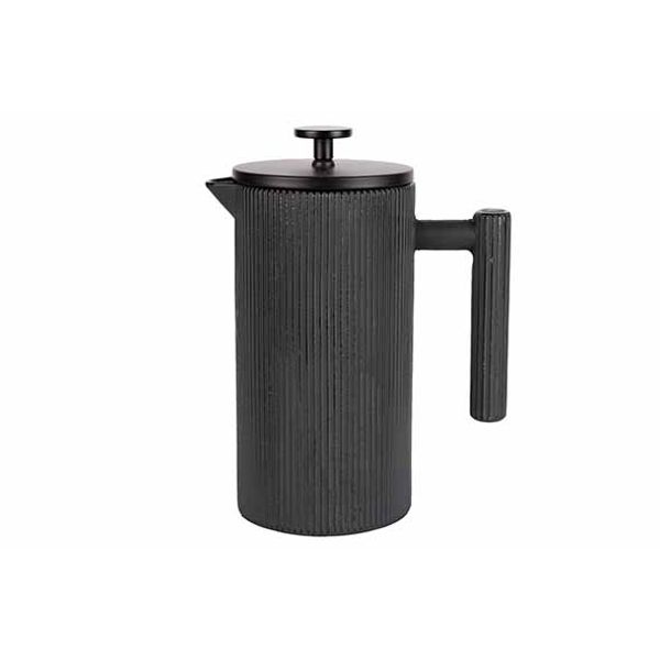 Cosy & Trendy Koffiemaker French Press Donkergrijs D9xh20cm Gietijzer