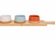 Dela Aperoset 4pcs - Serveerplank 48x12 Cm + 3x Bowl D9,5x5,5cm