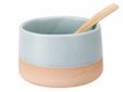 Dela Set Bowl Blauw Met Lepel D9,5xh5,5cm