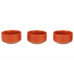 Cosy & Trendy Dela Bowl Set3 D10,5xh5cm Terracotta  