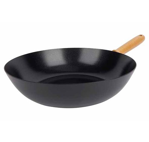 Fusion Wok D30cm - Tous Feux Acier Carbone + Anti Adhesif Coating  Cosy & Trendy