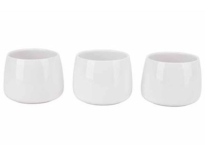 Torres Bowl Wit  Set3 D9xh6,5cm 