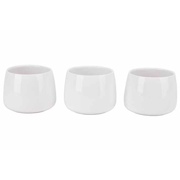 Cosy & Trendy Torres Bowl Wit  Set3 D9xh6,5cm 