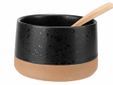 Dela Bowl Zwart Met Lepel D9,5xh5,5cm