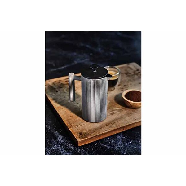 Cosy & Trendy Koffiemaker French Press Lichtgrijs D9xh20cm Gietijzer