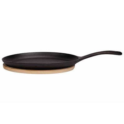 Plat A Gratin Fonte 24x18cm Sur Planche   Cosy & Trendy