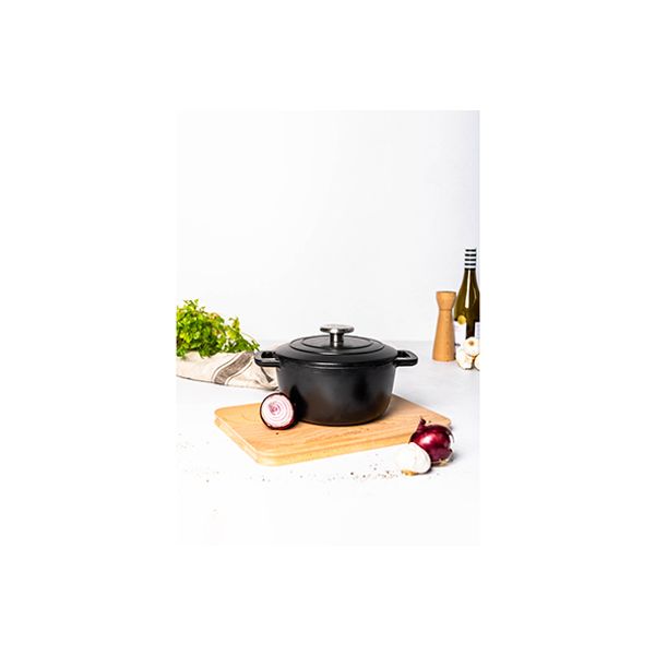 Cosy & Trendy Fontestic Kookpot Black D20xh10,5cm 2,7l Gietijzer Met Deksel