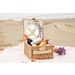 Cosy & Trendy Picknickmand 2p: 2x Bestek - Wijnglas - Bord - Flesopener - Incl Koeltas