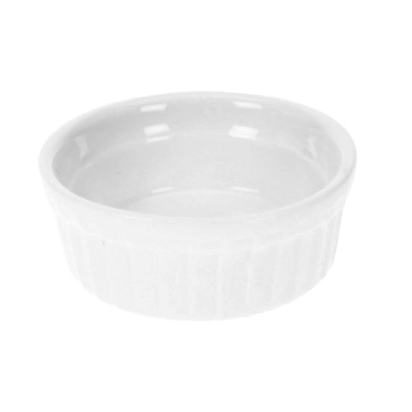 Mini Ramekin Set4 Wit 7x7xh2,6cm  