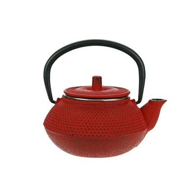 Kobe Red Theepot M.filter 0,3l 13x11xh8cm Gietijzer Filter Tsp68  Cosy & Trendy