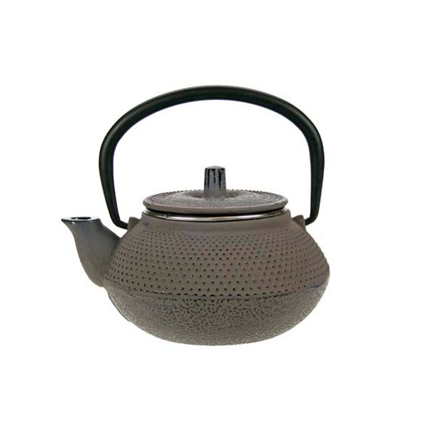 Cosy & Trendy Kobe Brown Grey Theepot 0.3l Gietijzer  Met Filter Tsp75