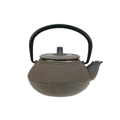 Kobe Brown Grey Theepot 0.3l Gietijzer  Met Filter Tsp75  Cosy & Trendy