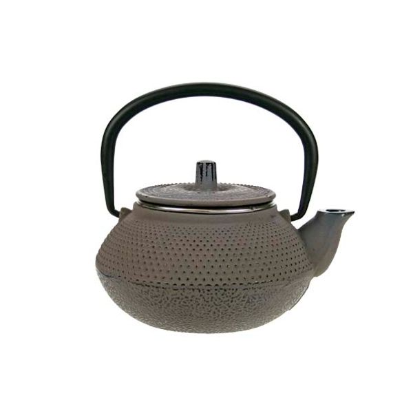 Cosy & Trendy Kobe Brown Grey Theepot 0.3l Gietijzer  Met Filter Tsp75