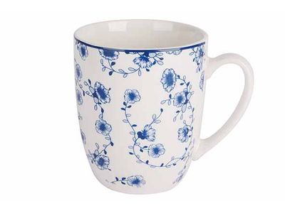 Flor Azul Beker 37cl Set4 D8,8xh10,4cm