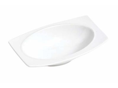 Dessertschaaltje Wit 7,5x12,5cm 