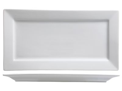 Bord Wit 24x12cm Rechthoekig 