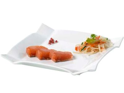 Corner Plat Bord 25x25cm Vierkantig 