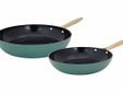 Elegance Braadpan Set2 Groen D24+28cm 