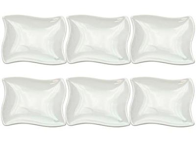 Apero Schaaltje Set6 Wit 8x8cm 