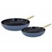 Cosy & Trendy Elegance Braadpan Set2 Antraciet D24+28cm