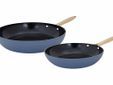 Elegance Braadpan Set2 Antraciet D24+28cm