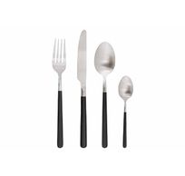 Olivia Set Couverts 16pcs Brushed-black  