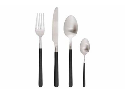 Olivia Set Couverts 16pcs Brushed-black 