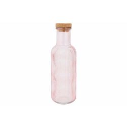 Raya Fles Roze 1l Met Kurk D8,7xh27,8cm 