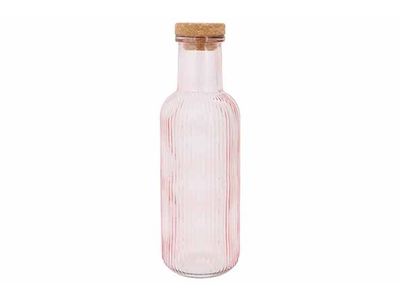 Raya Bouteille Rose 1l Avec Liège D8,7xh27,8cm