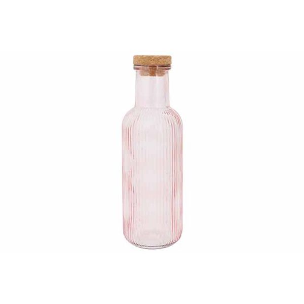 Raya Fles Roze 1l Met Kurk D8,7xh27,8cm 