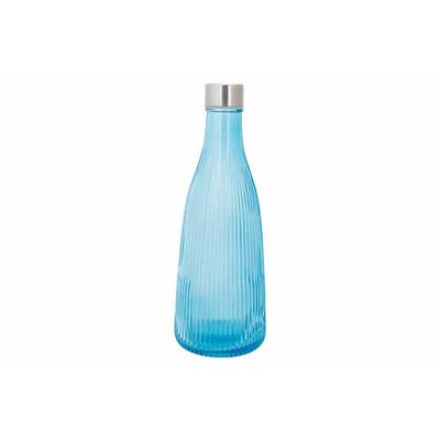 Atla Fles 1l Azure Blue D10,1xh28cm - Met Deksel 