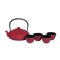 Pumpkin Set Theepot M.filter Tsp80 En 4t Assen Rood Th 1,2l-t 10cl 