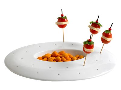 Rica Aperoschaal 26,3x19,2xh2,5cm Nbc 24 Gaatjes