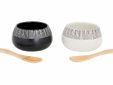 Etosha Aperoset 2x Bowl D7,5cm + 2x Bamboe Lepel