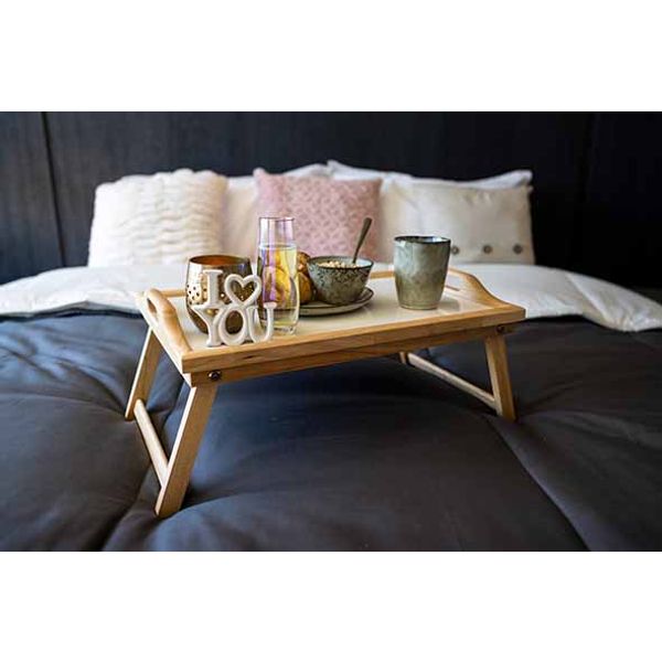 Cosy & Trendy Bedplateau 61x33x23,5cm Rubberhout Inkla Pbaar