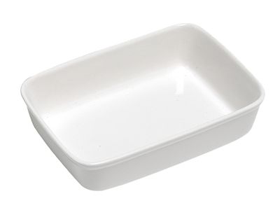 Gourmet Ovenschotel Wit 30x21,5cm Rechth Oek  H6.2cm